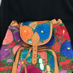 Embroidery Mexican Backpack